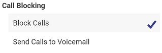 What does the blocked caller hear when they are blocked? – Name ID